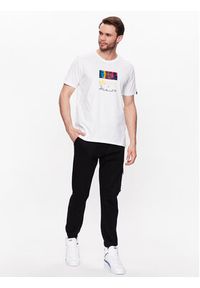 Alpha Industries T-Shirt Muhammad Ali Pop Art 136518 Biały Regular Fit. Kolor: biały. Materiał: bawełna