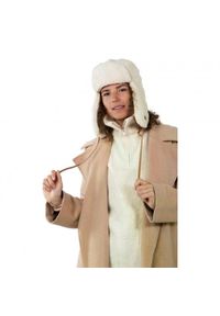 Czapka Damska Barts Lucerne Bomber. Kolor: biały. Materiał: futro. Styl: sportowy, elegancki