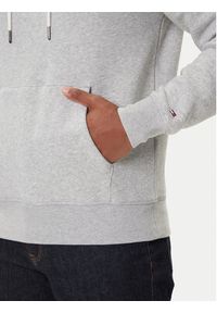 TOMMY HILFIGER - Tommy Hilfiger Bluza Core Logo MW0MW10752 Szary Regular Fit. Kolor: szary. Materiał: syntetyk, bawełna #6