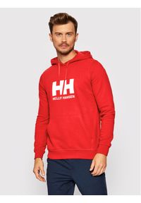 Helly Hansen Bluza Logo 33977 Czerwony Regular Fit. Kolor: czerwony. Materiał: bawełna #1