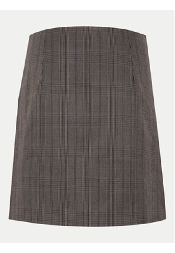 Kaffe Spódnica mini Dori 10508980 Szary Regular Fit. Kolor: szary. Materiał: syntetyk