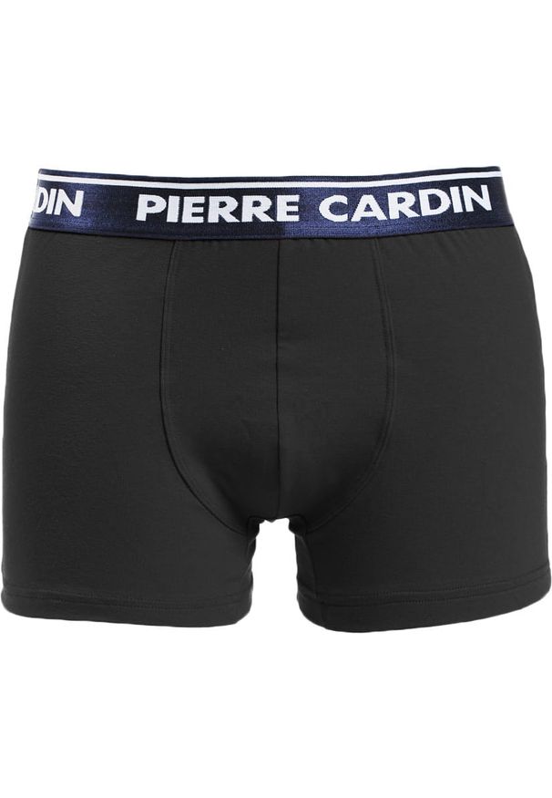Pierre Cardin - BOKSERKI PIERRE CARDIN 1PAK 306 CZARNE. Kolor: czarny. Materiał: elastan, guma, bawełna