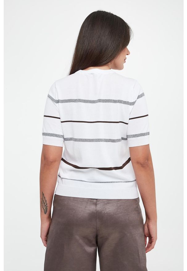 Sweter damski w paski PESERICO. Wzór: paski