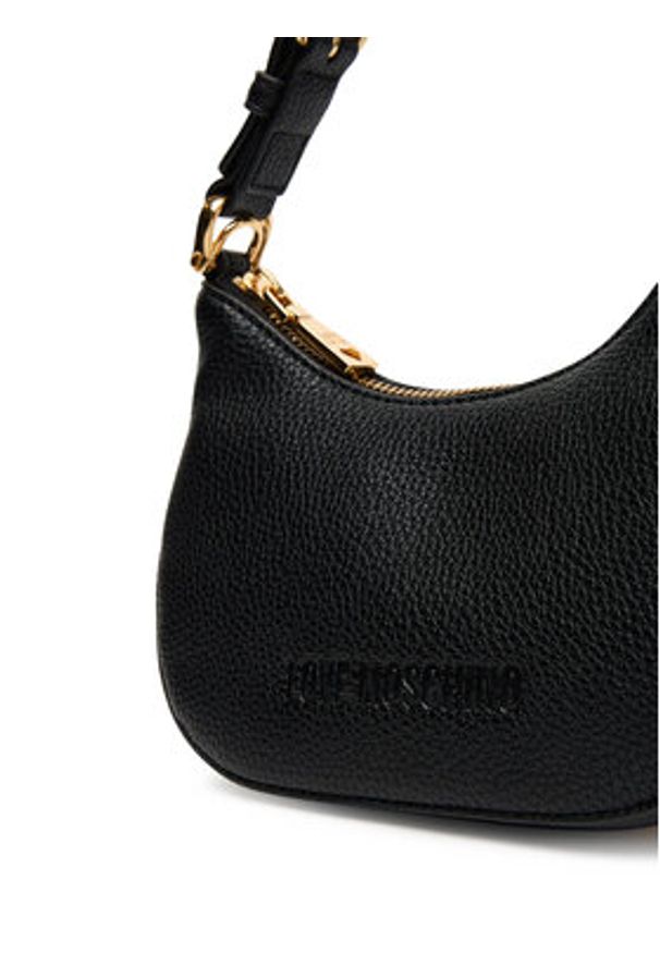 Love Moschino - LOVE MOSCHINO Torebka JC4019PP1NLT0000 Czarny. Kolor: czarny. Materiał: skórzane