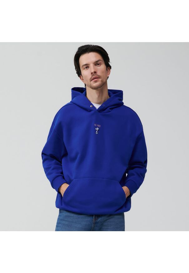 Sinsay - Bluza bawełniana Snoopy - Niebieski. Kolor: niebieski. Materiał: bawełna