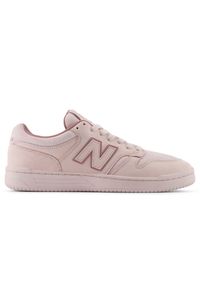 Buty unisex New Balance Numeric UN480STR – różowe. Kolor: różowy. Materiał: materiał, zamsz, syntetyk, guma, skóra. Szerokość cholewki: normalna. Wzór: nadruk. Sport: bieganie #1