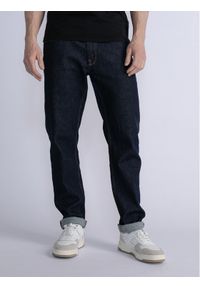 Petrol Industries Jeansy M-3030-DNM005 Granatowy Tapered Fit. Kolor: niebieski