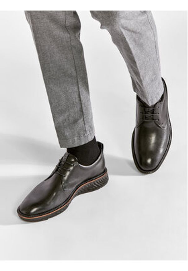 ecco - ECCO Półbuty St. 1 Hybrid 83640401001 Czarny. Kolor: czarny. Materiał: skóra