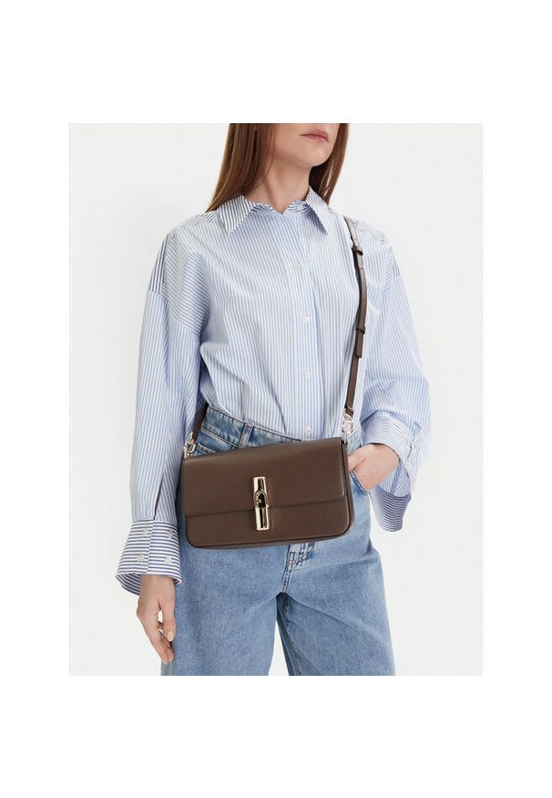 Torebka Furla. Kolor: brązowy