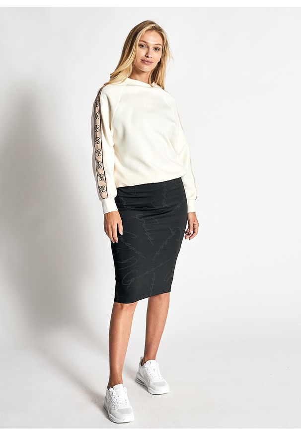 Spódnica damska Guess Ria Skirt (W1RD89KAFA2-JBLK). Kolor: czarny. Materiał: jeans, materiał, denim. Sezon: lato. Styl: młodzieżowy