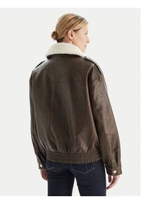 MICHAEL Michael Kors Kurtka z imitacji skóry 77A1487M52 Brązowy Relaxed Fit. Kolor: brązowy. Materiał: skóra