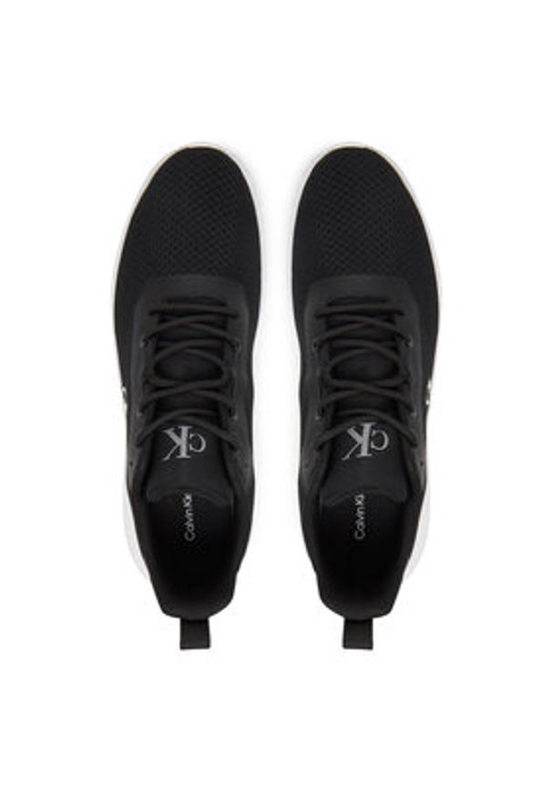 Calvin Klein Jeans Sneakersy Eva Runner Mix Mesh YM0YM01285 Czarny. Kolor: czarny. Materiał: materiał