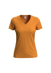 Stedman - Koszulka Damska Z Klasycznym Dekoltem V. Kolor: żółty, wielokolorowy, pomarańczowy. Sport: turystyka piesza #1