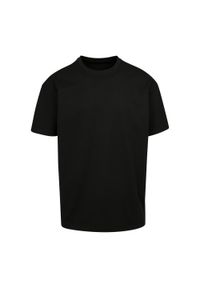 BUILD YOUR BRAND - Ponadwymiarowa Koszulka Dla Dorosłych Unisex Heavyweight. Kolor: czarny