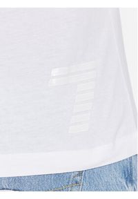 EA7 Emporio Armani T-Shirt 3RPT72 PJ8SZ 1100 Biały Regular Fit. Kolor: biały. Materiał: bawełna