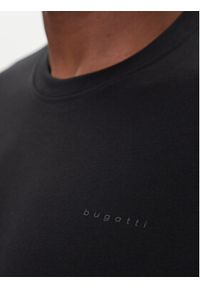 Bugatti Longsleeve 8330-85044D Czarny Regular Fit. Kolor: czarny. Materiał: bawełna. Długość rękawa: długi rękaw #4