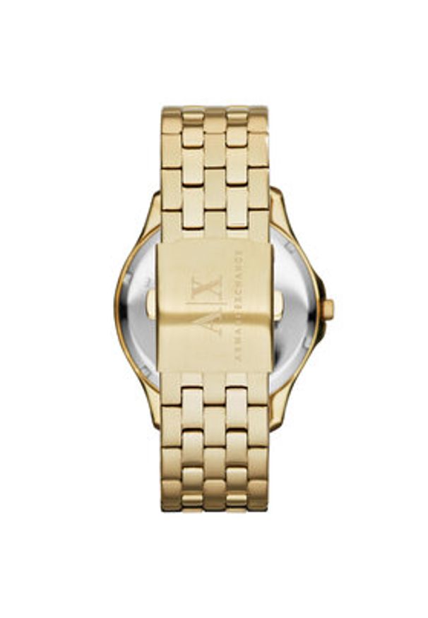 Armani Exchange Zegarek Hampton AX2145 Złoty. Kolor: złoty