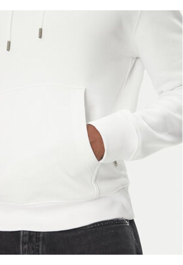 Guess Jeans Bluza 165581 Biały Classic Fit. Kolor: biały. Materiał: bawełna