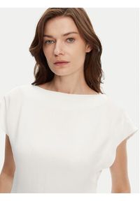 BOSS Bluzka Bavati 50541815 Écru Regular Fit. Materiał: wiskoza #4