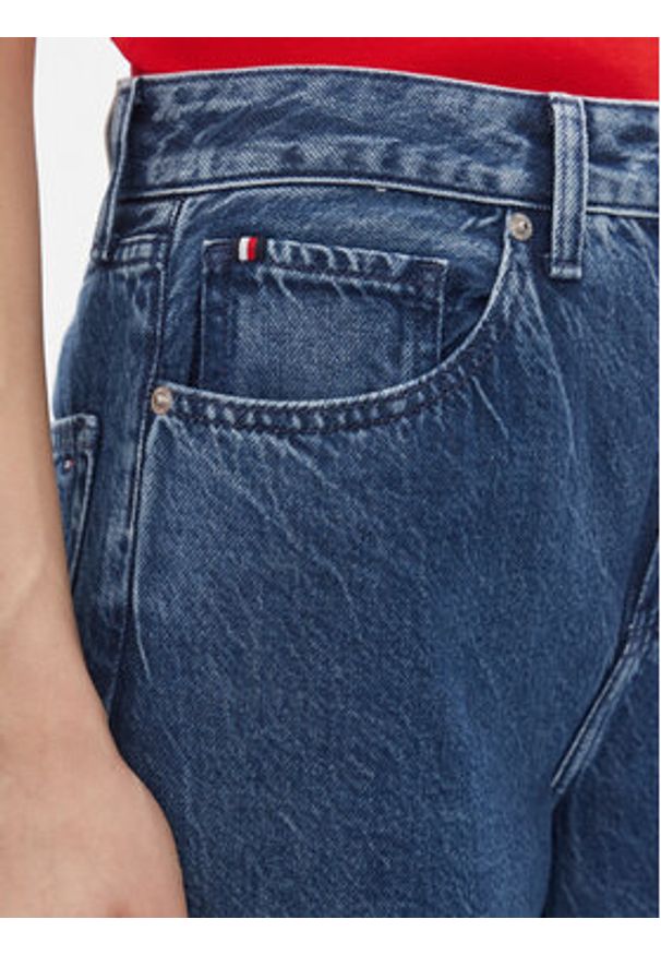 TOMMY HILFIGER - Tommy Hilfiger Jeansy Loose Straight Rw Lea WW0WW40637 Niebieski Loose Leg. Kolor: niebieski