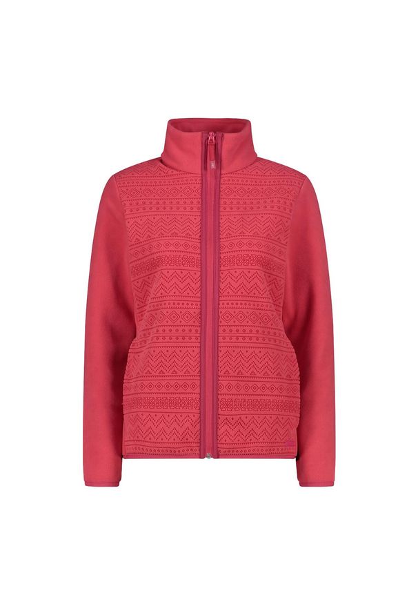 Bluza damska turystyczna CMP 34H0426. Kolor: czerwony. Styl: sportowy. Sport: turystyka piesza