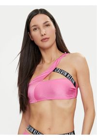 Calvin Klein Swimwear Góra od bikini KW0KW02388 Różowy. Kolor: różowy. Materiał: syntetyk