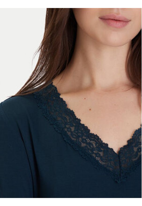 YSABEL MORA - Ysabel Mora Piżama 10766 Granatowy Regular Fit. Kolor: niebieski