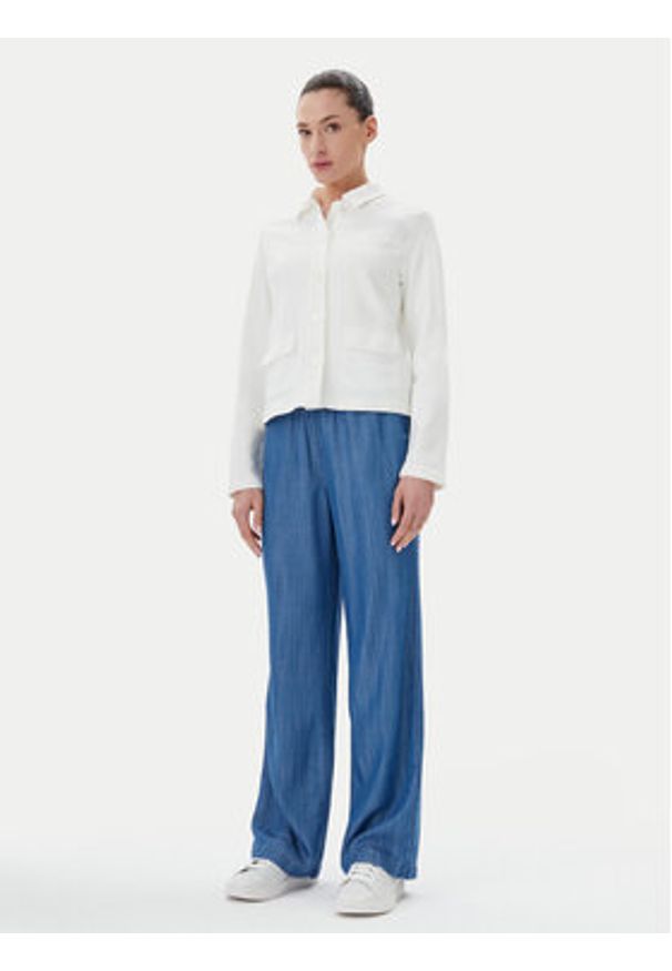 Olsen Spodnie materiałowe 14002402 Niebieski Regular Fit. Kolor: niebieski. Materiał: syntetyk