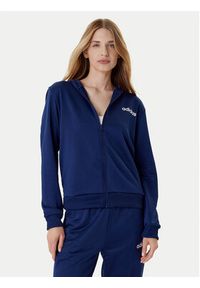 Adidas - adidas Dres Essentials Linear JD2696 Granatowy Slim Fit. Kolor: niebieski. Materiał: syntetyk #5