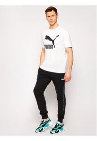 Puma T-Shirt Classics Logo 530088 Biały Regular Fit. Kolor: biały. Materiał: bawełna #4