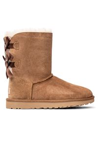 Ugg - Buty zimowe damskie UGG W Bailey Bow II (1016225-CHE). Okazja: na plażę. Kolor: brązowy. Materiał: materiał. Sezon: zima. Styl: młodzieżowy #5