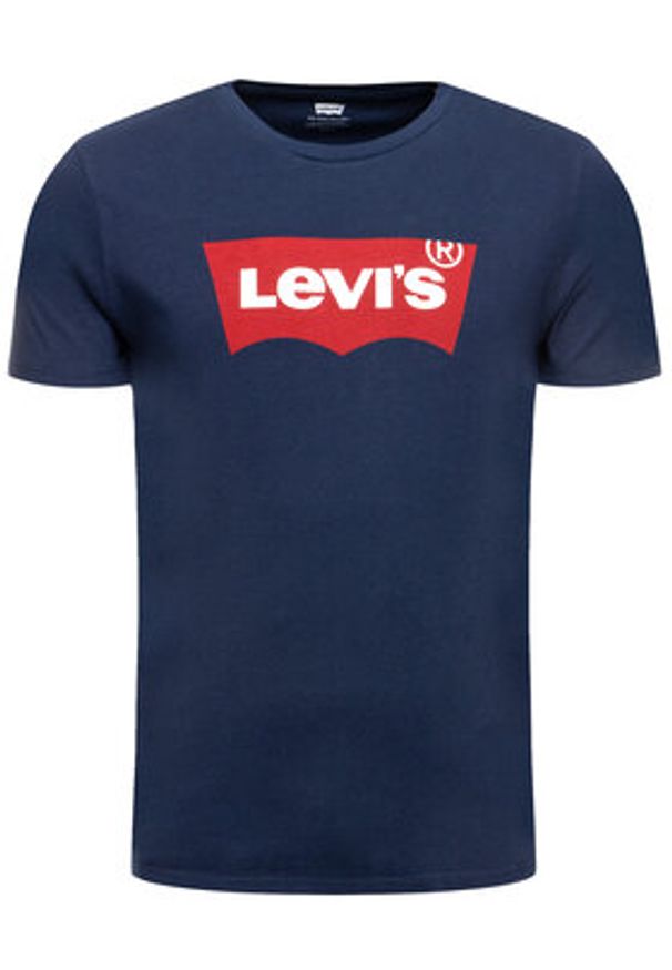 Levi's® T-Shirt Housemark Tee 17783-0139 Granatowy Regular Fit. Kolor: niebieski. Materiał: bawełna