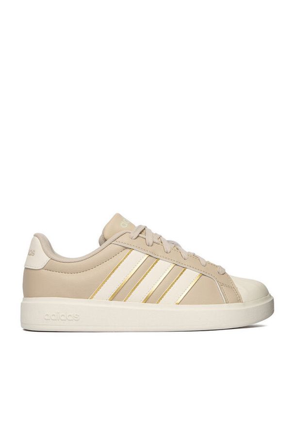 Adidas - adidas Sneakersy CEO-STREETTALK IH4315_ Beżowy. Kolor: beżowy. Materiał: skóra