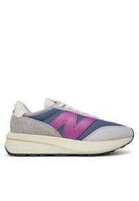 New Balance Sneakersy U370DC Granatowy. Kolor: niebieski. Materiał: skóra, zamsz