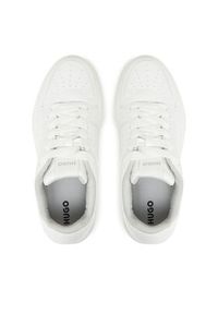 Hugo - HUGO Sneakersy Hadrian 50536296 Biały. Kolor: biały. Materiał: skóra #4
