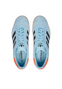 Adidas - adidas Sneakersy Gazelle JI2076 Niebieski. Kolor: niebieski. Materiał: skóra, zamsz. Model: Adidas Gazelle #6