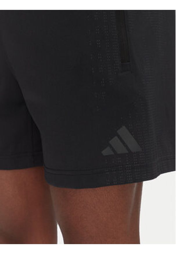 Adidas - adidas Szorty sportowe Airchill JI8193 Czarny Slim Fit. Kolor: czarny. Materiał: syntetyk