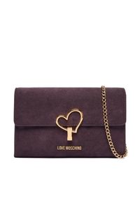 Love Moschino - Torebka LOVE MOSCHINO. Kolor: fioletowy