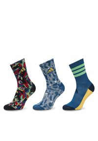 Adidas - adidas Skarpety długie KA9946 Niebieski. Kolor: niebieski. Materiał: bawełna #1