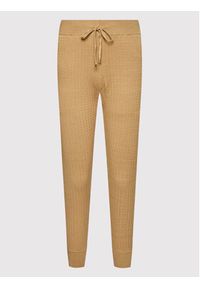 Lauren Ralph Lauren Spodnie dresowe Akl 200841612001 Brązowy Regular Fit. Kolor: brązowy. Materiał: bawełna, dresówka #5