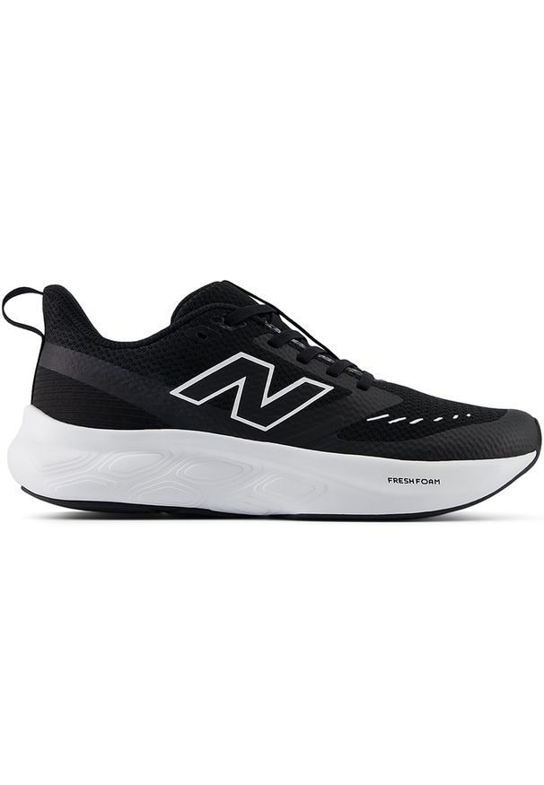 Buty dziecięce New Balance GK625BK - czarne. Kolor: czarny. Materiał: guma, syntetyk, materiał. Szerokość cholewki: normalna. Sport: turystyka piesza, fitness