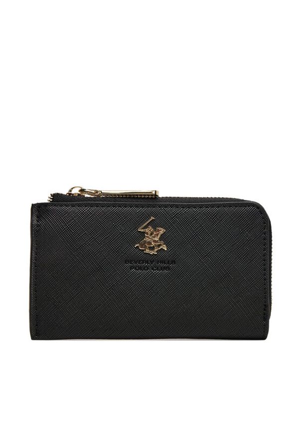 Beverly Hills Polo Club Portfel damski BHPC-W1-001-SS25 Czarny. Kolor: czarny. Materiał: syntetyk, materiał