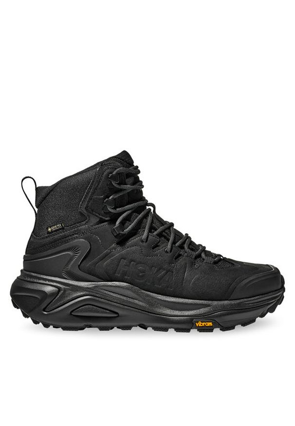 HOKA - Hoka Trekkingi Kaha 3 Gtx GOR-TEX 1162530 Czarny. Kolor: czarny. Materiał: nubuk, skóra. Sport: turystyka piesza
