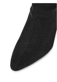 DeeZee Botki 5758 Czarny. Kolor: czarny. Materiał: materiał