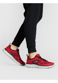 skechers - Skechers Buty Bucolo 52630/RDBK Czerwony. Kolor: czerwony. Materiał: materiał