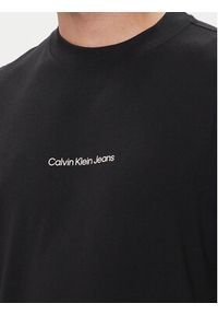 Calvin Klein Jeans T-Shirt Grid Monogram J30J325688 Czarny Regular Fit. Kolor: czarny. Materiał: bawełna