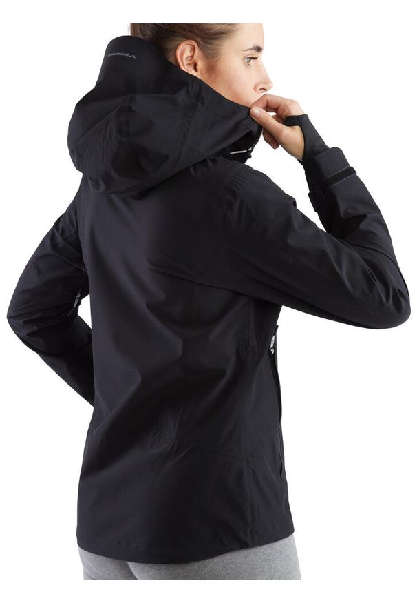 Kurtka trekkingowa damska Viking Trek Pro Lady. Kolor: czarny. Materiał: hardshell. Sport: turystyka piesza