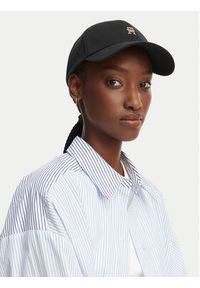 TOMMY HILFIGER - Tommy Hilfiger Czapka z daszkiem Elevated Chic AW0AW17631 Czarny. Kolor: czarny. Materiał: bawełna #3