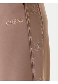 Guess Spodnie dresowe V5BB12 KCX22 Beżowy Wide Leg. Kolor: beżowy. Materiał: syntetyk #5