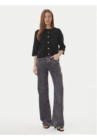 only - ONLY Kardigan Maisie 15364920 Czarny Regular Fit. Kolor: czarny. Materiał: wiskoza #2